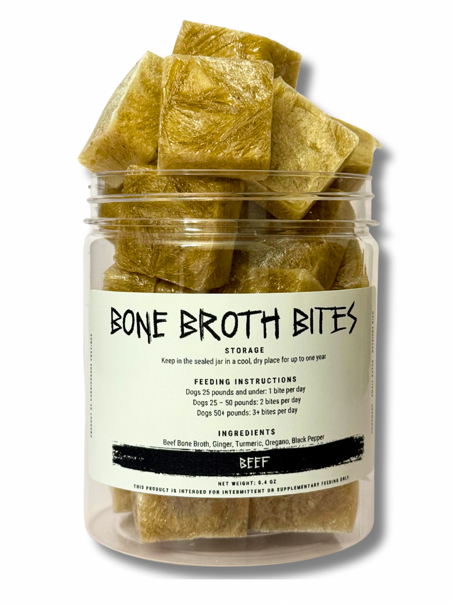 Boosted Bone Broth Bites - Beef