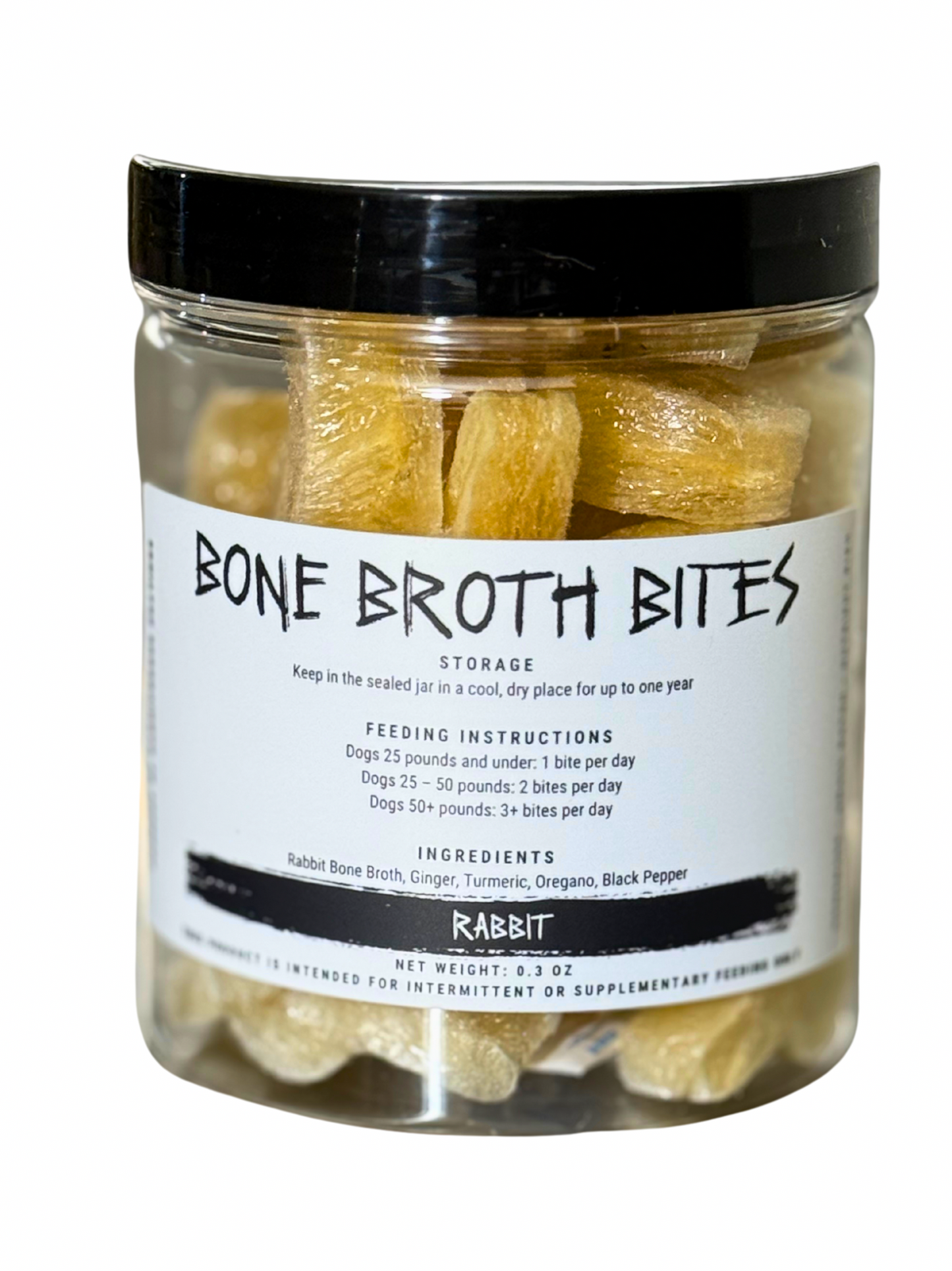 Boosted Bone Broth Bites - Rabbit
