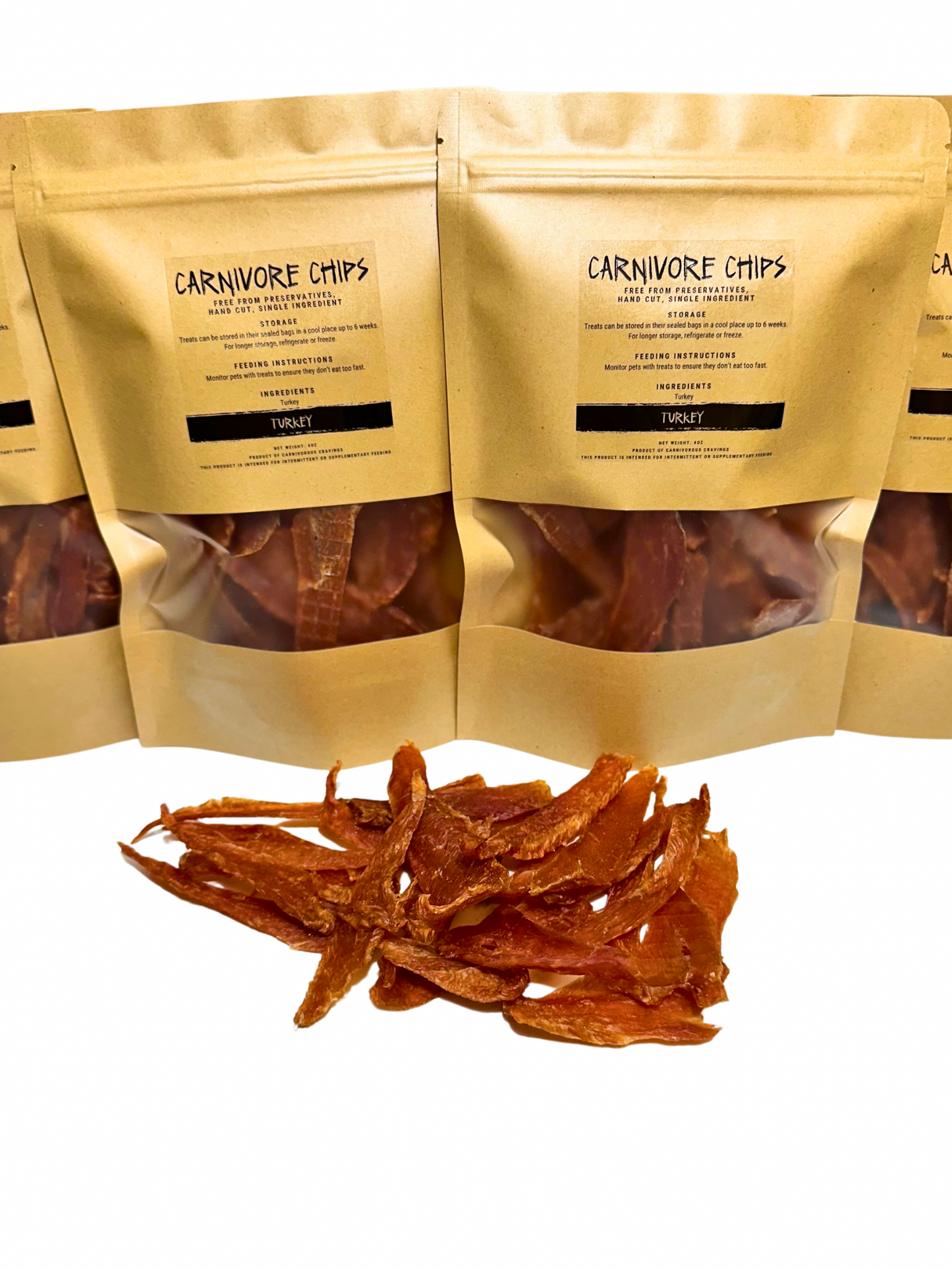 Carnivore Chips - Turkey 4oz