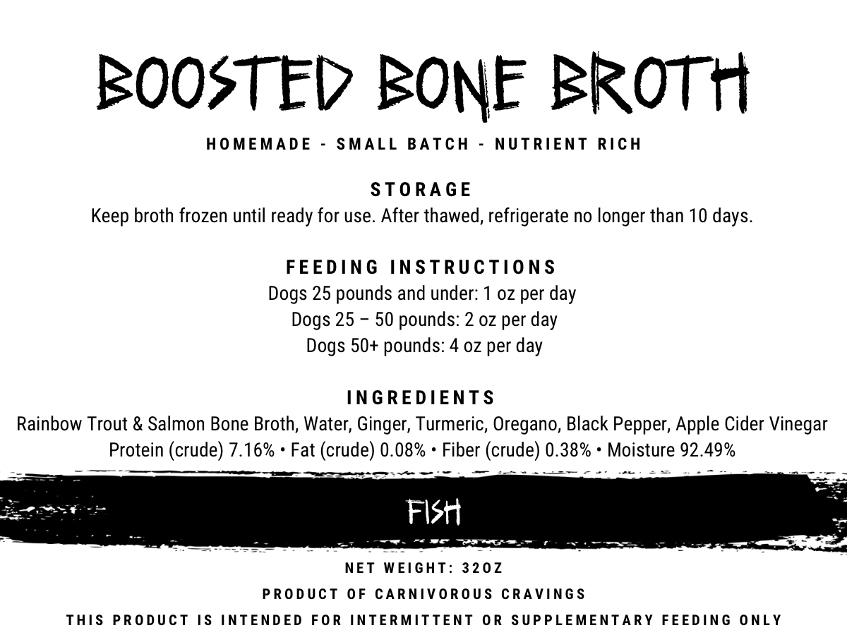 Boosted Bone Broth - Fish 32oz