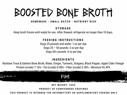 Boosted Bone Broth - Fish 32oz