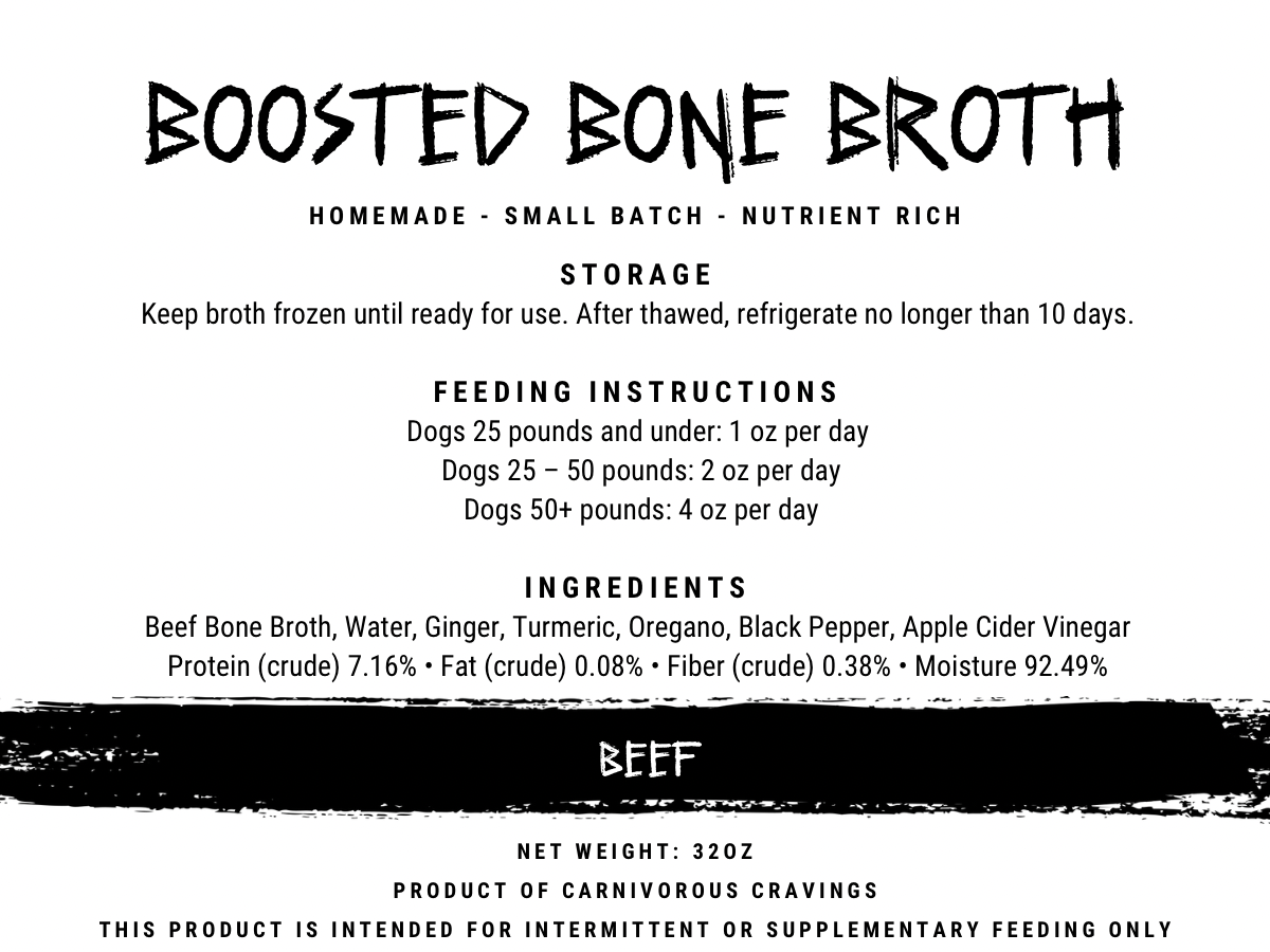 Boosted Bone Broth - Beef 32oz